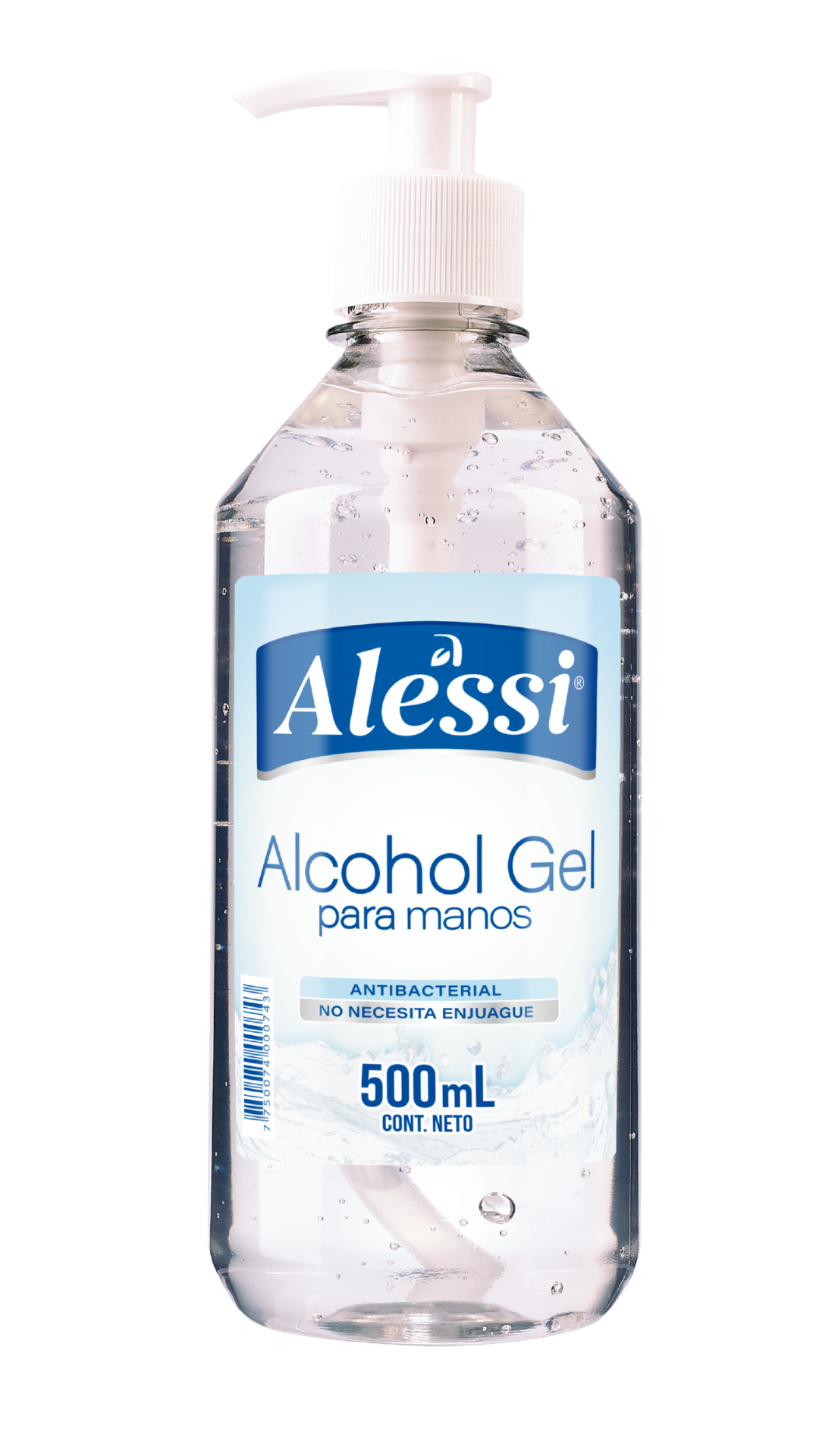 Alcohol Gel 70° (500 ml.) c/ Dispensador