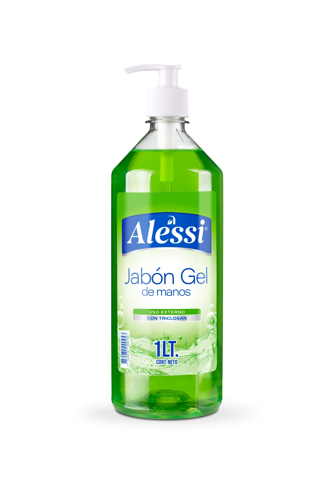 Jabón Gel Antibacterial Líquido (1 Lt.) con Dispensador