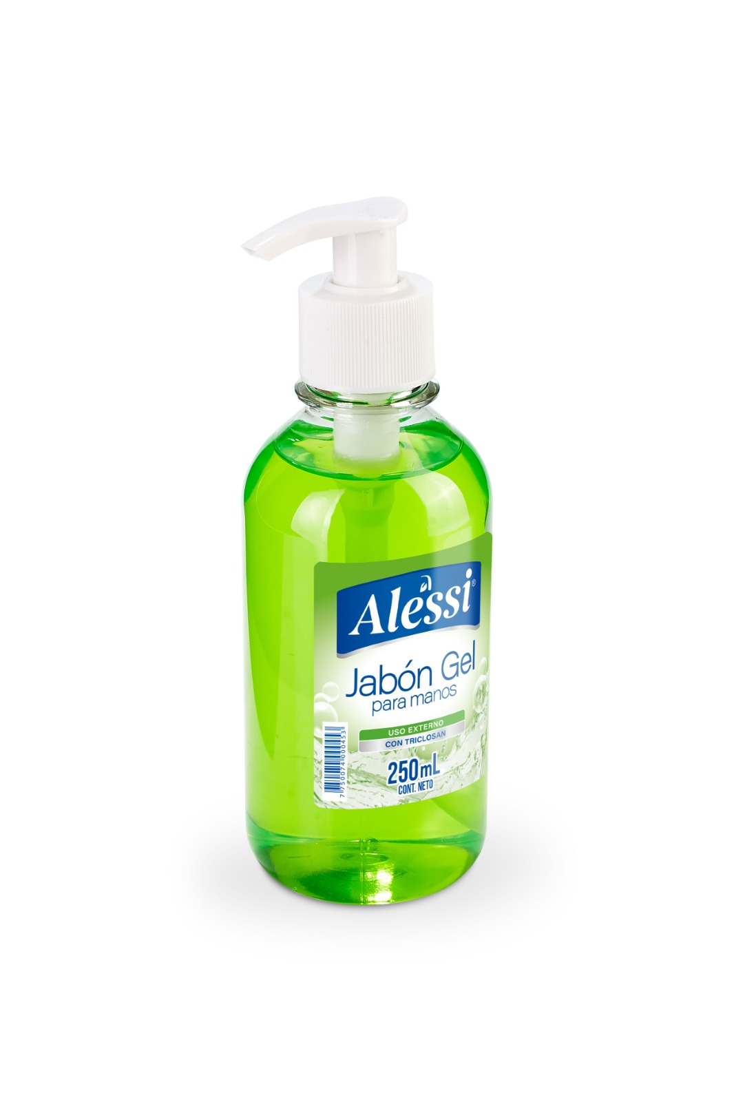 Jabón Gel Antibacterial Líquido (250 ml.)