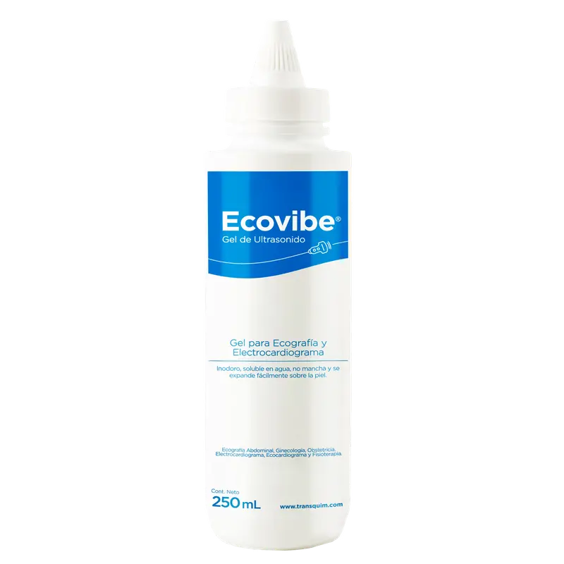 Ecovibe Gel de Ultrasonido (250 ml.) Transparente