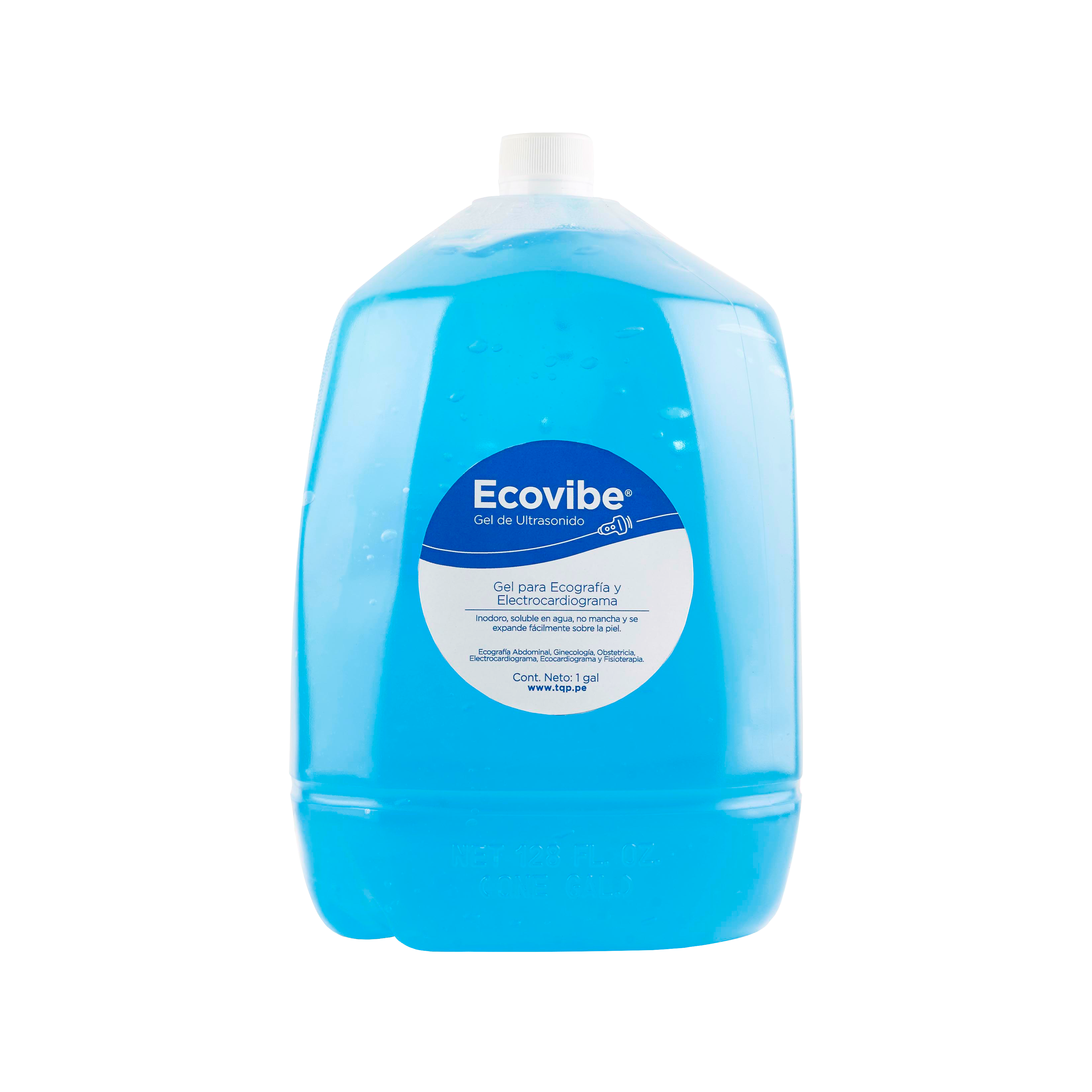 Ecovibe Gel de Ultrasonido y EKG (1 Galón) Celeste