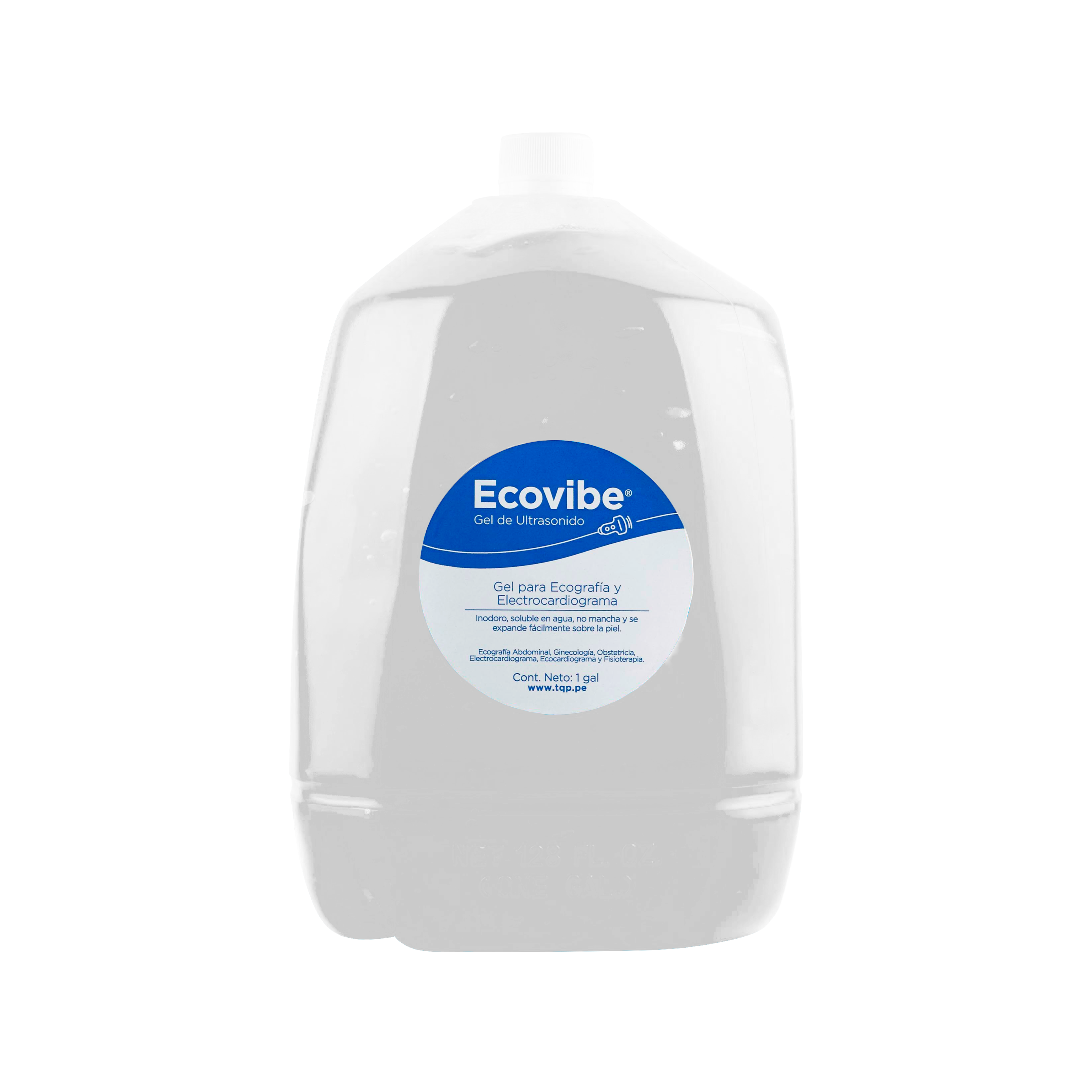 Ecovibe Gel de Ultrasonido y EKG (1 Galón) Transparente