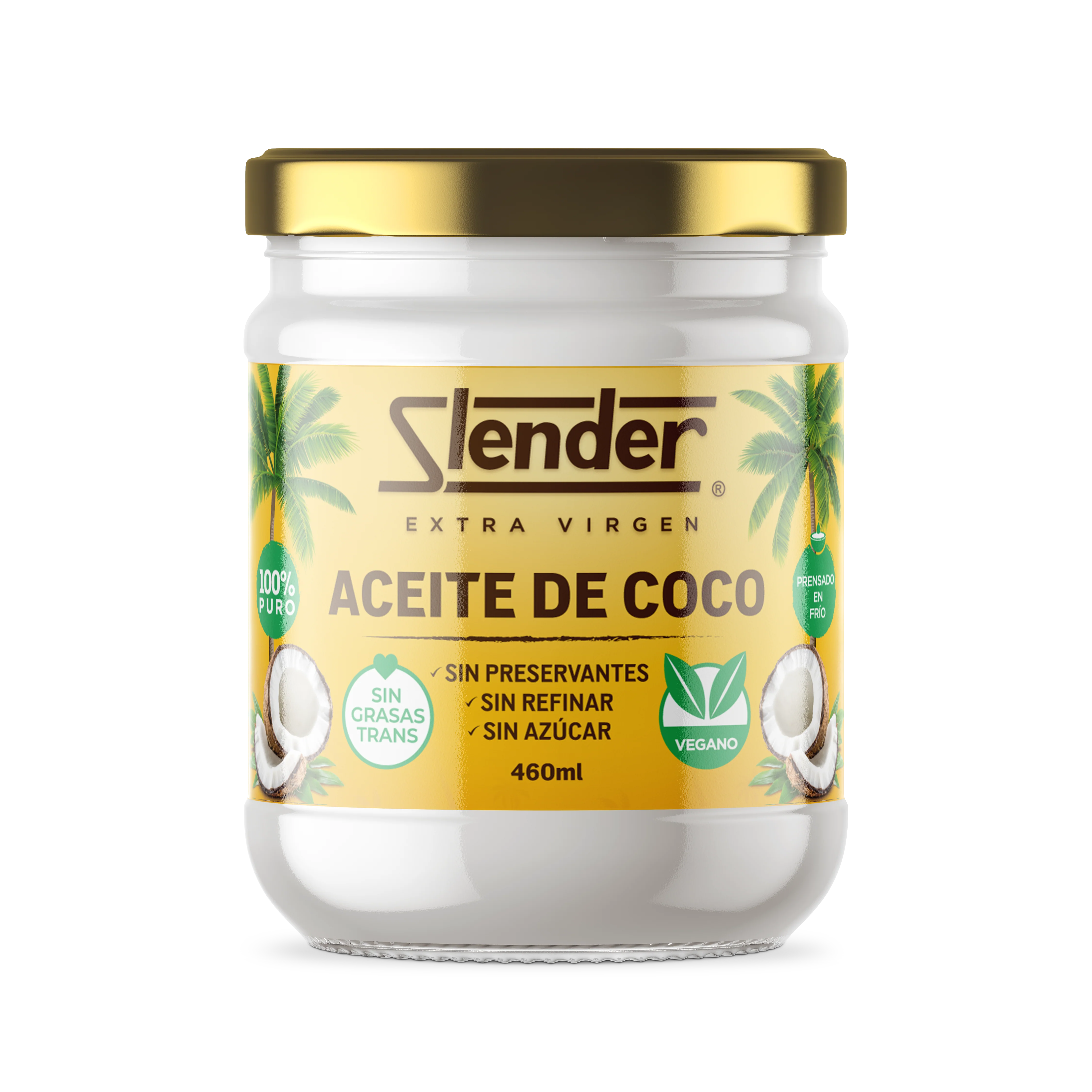 Slender — Aceite de Coco (460 ml.)
