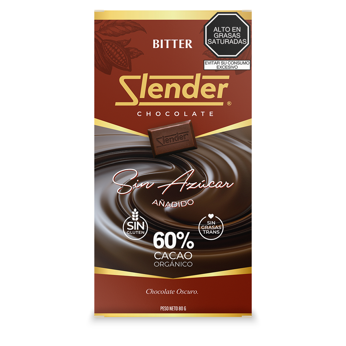 Slender — Bitter (80 gr.) al 60% Cacao