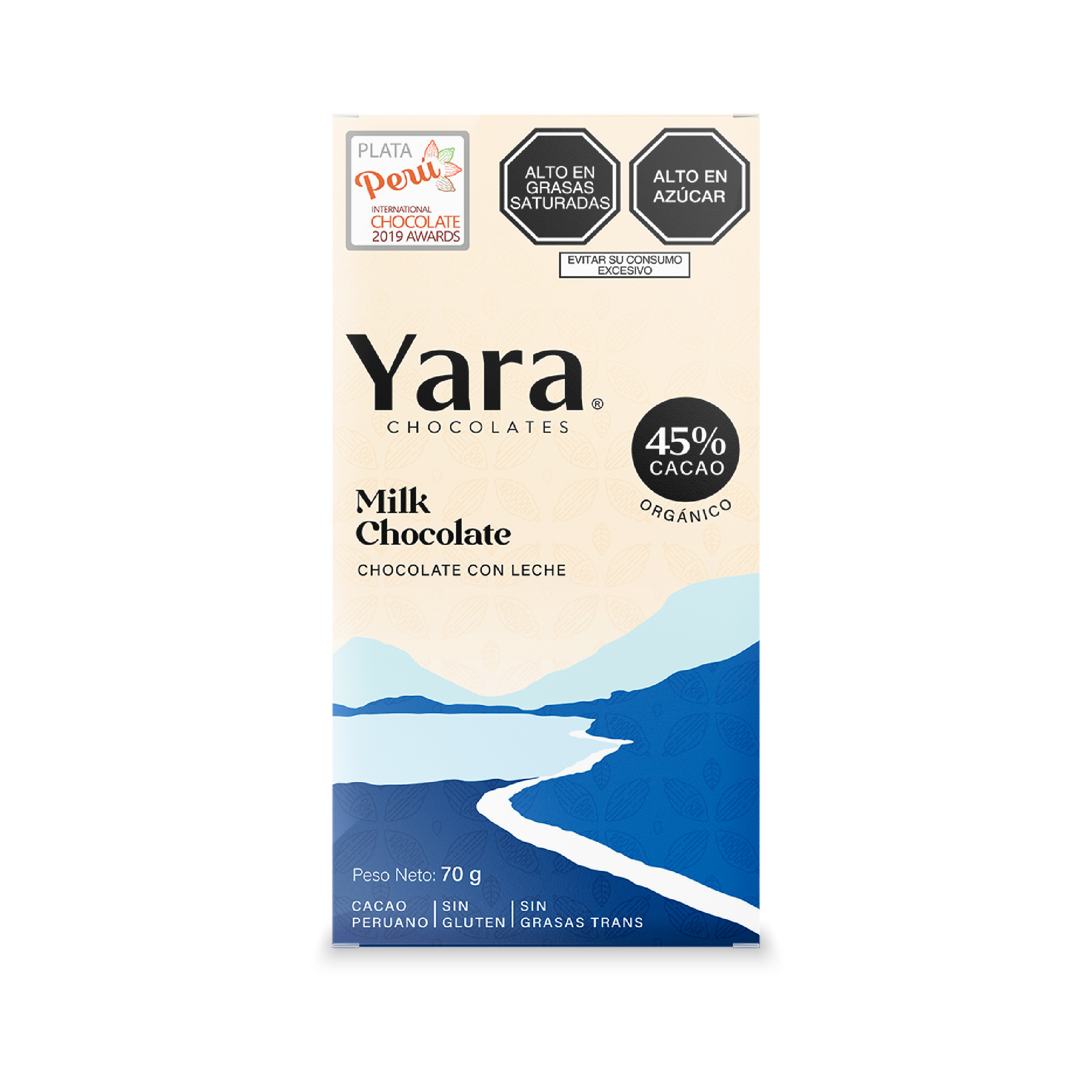 Yara - Chocolate con Leche (70 gr.) al 45%